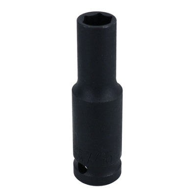 7/16in Double Deep Impact Imperial SAE Socket 1/2in Drive 6 Sided ...