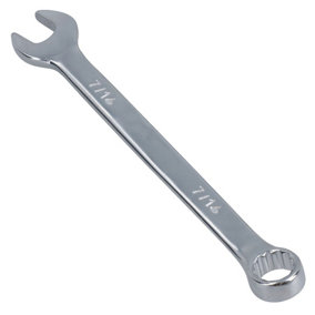 7/16in. Imperial SAE AF Combination Spanner Open Ended Ring Wrench Bi-hex