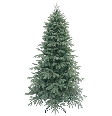 7.5' Rockford Blue Spruce Tree Hinged Tree