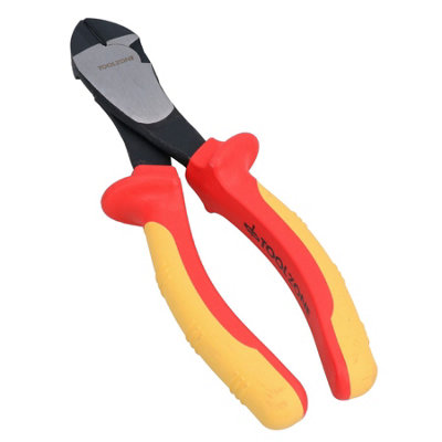 7.5in VDE Electrician Electrical Diagonal Side Wire Cutting Cutter Cut Snips Pliers