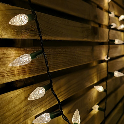 7.5m 150 LED Multiaction Pine Cone Christmas Lights in Warm White