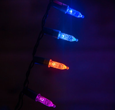 7.5m 300 LED Multi-Action Christmas Fairy Cap String Lights with Timer ...