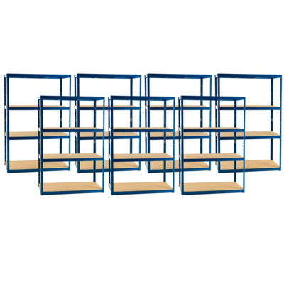 7 Bays of 4 Tier Everyday Storage Shelving 1800h x 1200w x 450d mm ...