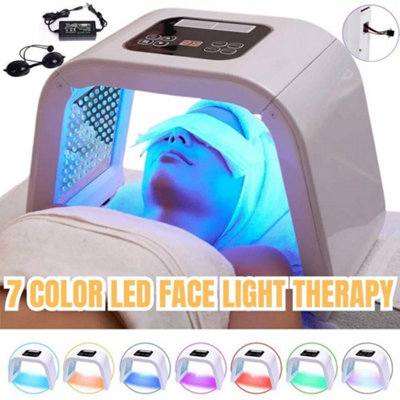 7-COLORS PHOTON THERAPY FACIAL LED PDT LIGHT SKIN REJUVENATION BEAUTY ...