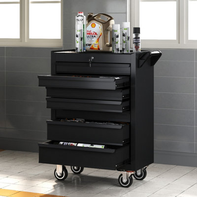 7 Drawer Locking Tool Cart with Wheels