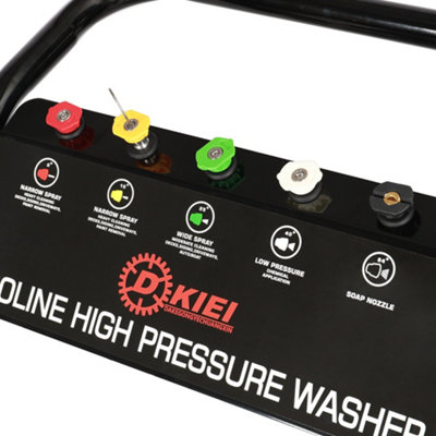 7 HP Mobile Petrol High Pressure Cleaning Washer with Spray Gun - 6