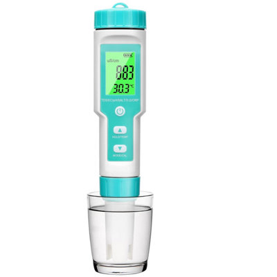 7-in-1 Digital Water Quality Tester with pH, TDS, Salinity, ORP, EC ...