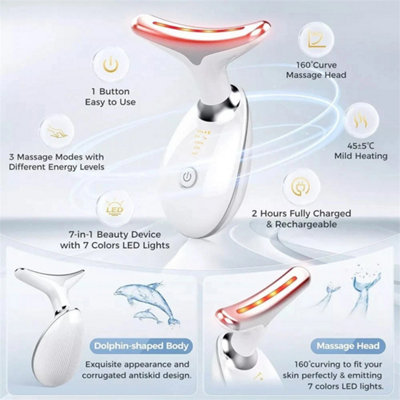 7 in One Red Light Therapy Anti Aging Face Massager