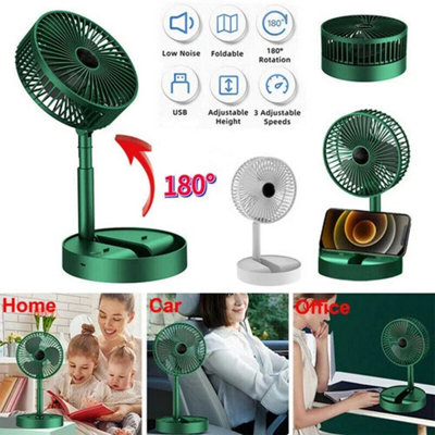 7-Inch Rechargeable Desk Fan Quiet Portable Personal Cooler