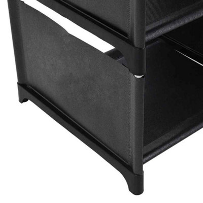 7 Layer Stackable Shoe Rack Freestanding Adjustable Space Saving DIY ...