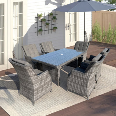 All weather garden table and online chairs