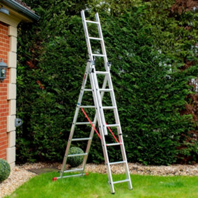 7 Rung Home Master 3 Section Combination Ladder