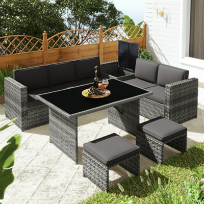 7 seater deals rattan furniture