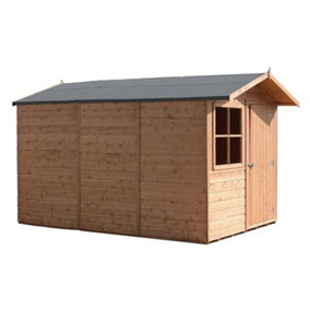7 x 10 Feet Baracca Dip Treated Shed Single Door with One Opening Window