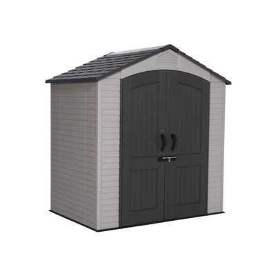 7 x 4.5 Life Plus Plastic Apex Shed With Plastic Floor (7ft x 4.5ft / 7' x 4' / 2.15m x 1.42m)