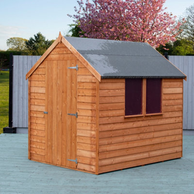 7 x 5 Feet Overlap Shed Single Door - 3