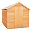 7 x 5 Garden Shed PRESSURE TREATED - Overlap - Apex Wooden Garden Shed - Windowless - Single Door - 7ft x 5ft - (2.05m x 1.62m)