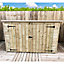 7 x 5 Pressure Treated T&G Wooden Garden Bike Store / Shed + Double Doors (7' x 5' / 7ft x 5ft) (7x5)