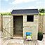 7 x 5 REVERSE Premier Pressure Treated T&G APEX Wooden Garden Shed - Single Door (7' x 5' / 7ft x 5ft) (7x5 )