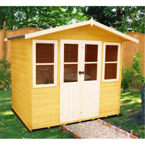 7 x 5 Wooden Summerhouse with Central Double Doors
