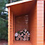 7 x 6 Tongue and Groove Apex Shed With Log Store