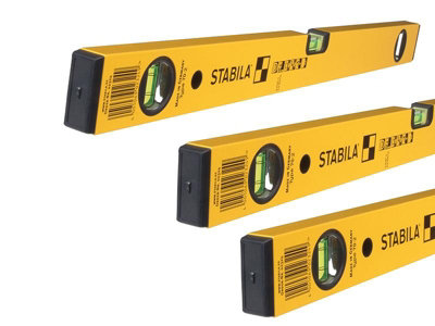 70-2 Double Plumb Spirit Level Pack 60Cm  120Cm & 180Cm