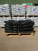 70 Filled black polyproplene sandbags