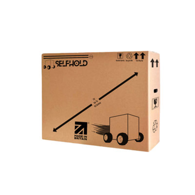 70" inch TV Removal Cardboard Moving Box - Pack of 1
