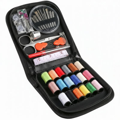 70 Piece Portable Sewing Kit Travel Home Sewing Set with Needles Thread ...