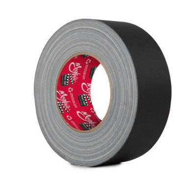 Magtape Matt 500 Professional Duct Tape 50mm X 50M Heavy Duty Cloth Tape Black from B&Q