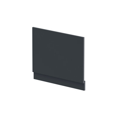 700mm Bath MDF End Panel & Plinth - Dark Grey
