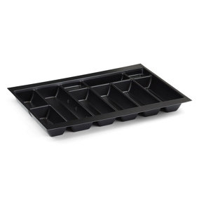 700mm Black Cutlery Tray for Blum Tandembox 422mm Long x 612mm Wide