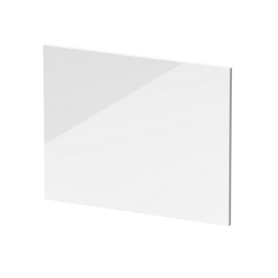 700mm L Shape Shower Bath MDF End Panel - Gloss White