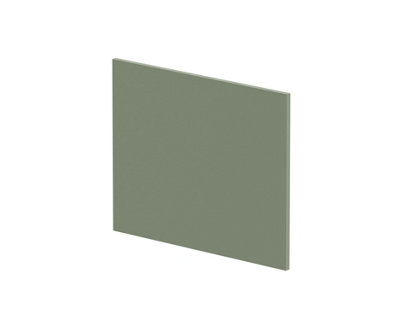 700mm Square MDF Reversible Shower Bath - Satin Green