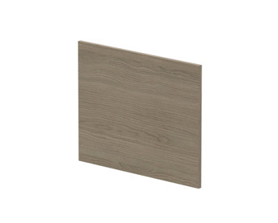 700mm Square MFC Reversible Shower Bath - Woodgrain Solace Oak