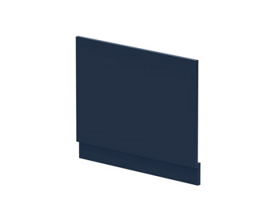 700mm Straight Bath MFC End Panel & Plinth - Matt Electric Blue