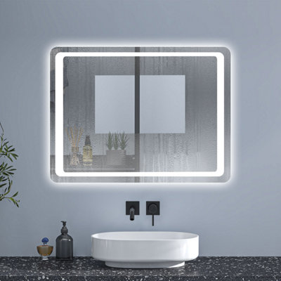 Motion sensor deals bathroom mirror