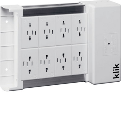 Hager 8 Way Klik Lighting Distribution Unit Klds8