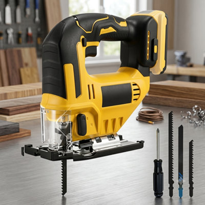  - Cordless Jig Saw For Dewalt 20V Battery 45 Bevel Woodworking Jigsaw Tool