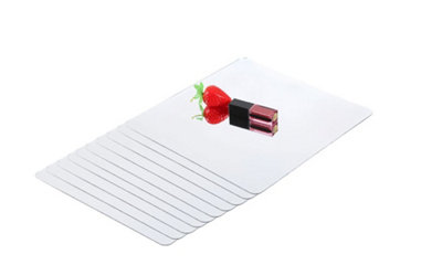 High Definition Acrylic Mirror Sticker 10Pcs from B&Q