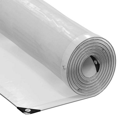 Berkfield Clear Tarpaulin With Eyelets 6X6 M Polyethylene from B&Q