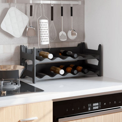 B&Q -  Wine Rack For 12 Bottles Pp Stackable