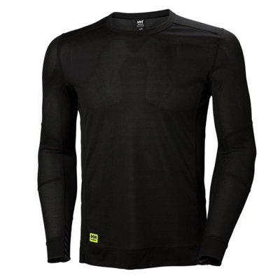 Helly Hansen Workwear Hh Lifa Crewneck (Black)  (Large) from B&Q