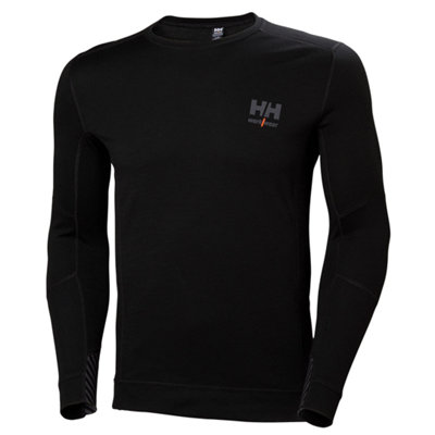 Helly Hansen Workwear Hh Lifa Merino Crewneck (Black)  (Medium) from B&Q