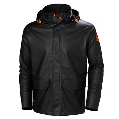 Helly Hansen Black Workwear Gale Rain Jacket (Black) ) Small