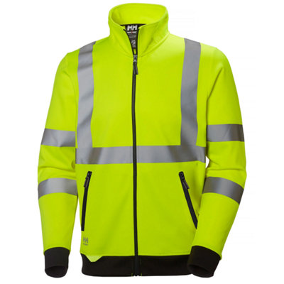 Helly Hansen Workwear Addvis Zip Sweatshirt (Yellow)  (Xxx Large) from B&Q