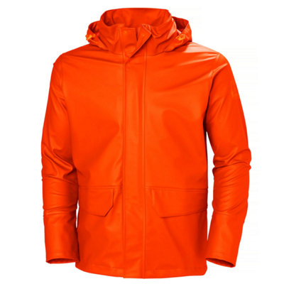 B&Q -  Workwear Gale Rain Jacket (Orange)  (Xx Large)