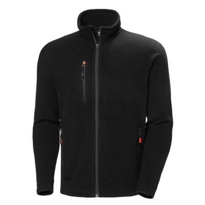 Helly Hansen Workwear Oxford Fleece Jacket (Black)  (Medium) from B&Q