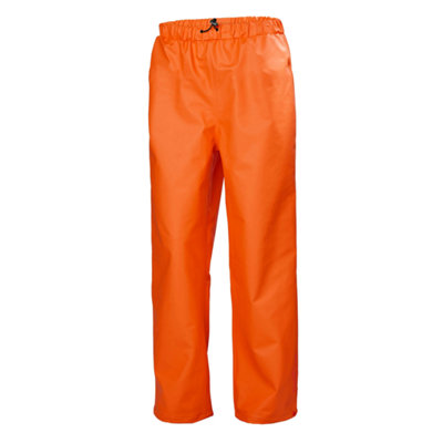 B&Q -  Workwear Gale Rain Pant (Orange)  (Large)