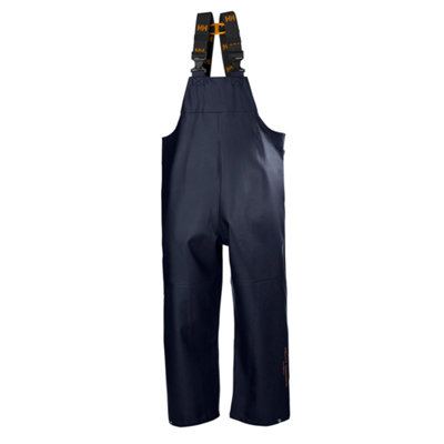 B&Q -  Workwear Gale Rain Bib & Brace (Navy)  (Large)
